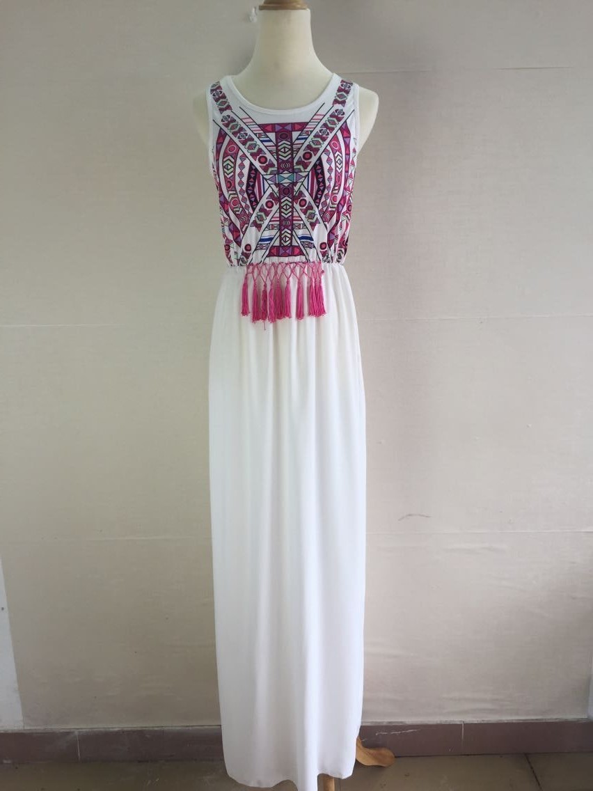 White-vestidos-Women-Summer-Style-2017-Maxi-Dress-Women-Dresses-Casual-O-Neck-Printing-Stitching-Chi-32480770489