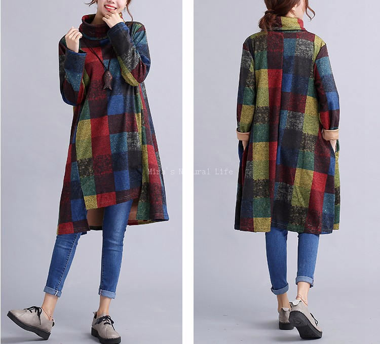 Winter-Dresses-Women-Plaid-Print-Turtleneck-Irregular-Full-Dress-Vintage-Woolen-Women-Long-Sleeve-Dr-32733420859