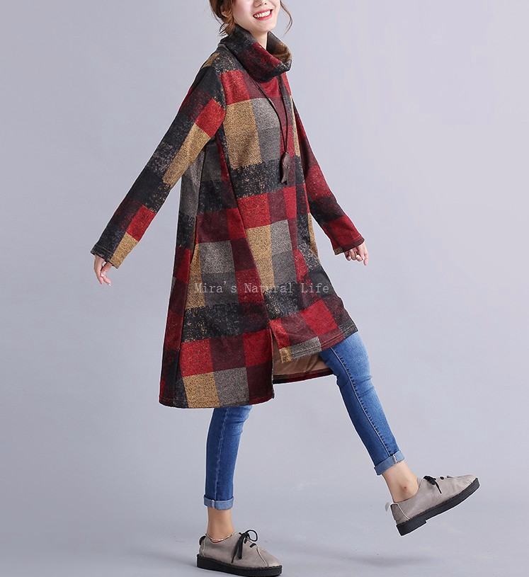 Winter-Dresses-Women-Plaid-Print-Turtleneck-Irregular-Full-Dress-Vintage-Woolen-Women-Long-Sleeve-Dr-32733420859