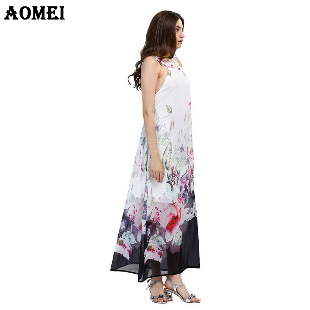 Woman-Fashion-Boho-Maxi-Print-Floral-Dresses-Plus-Size-White-Long-Dress-Sleeveless-Summer-Sundress-V-32621590243