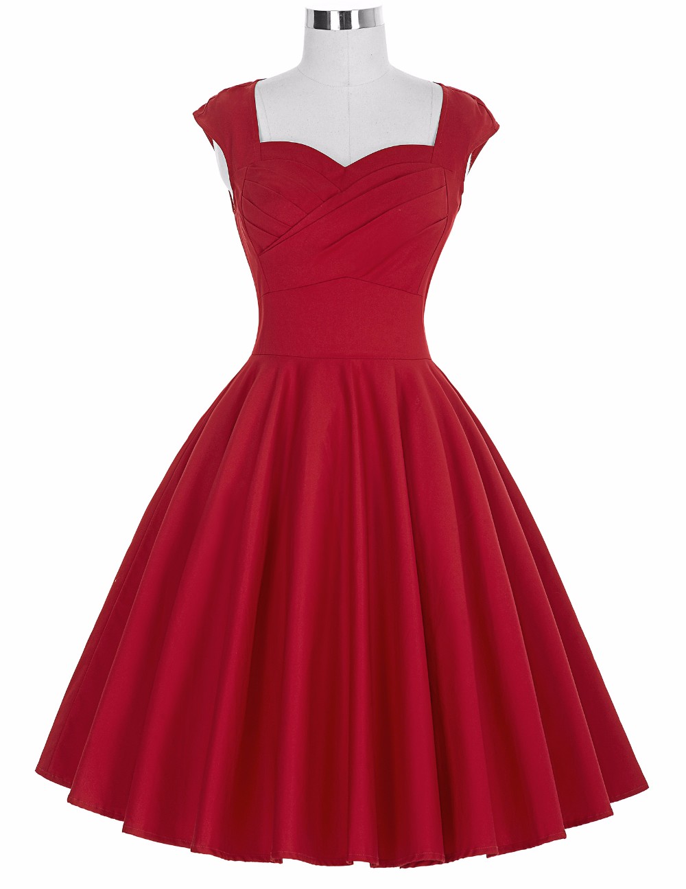 Woman-Summer-Dresses-2017-Sleeveless-Ruched-Bust-Vintage-Audrey-Hepburn-Dresses-Black-Red-Pink-Green-32739455740