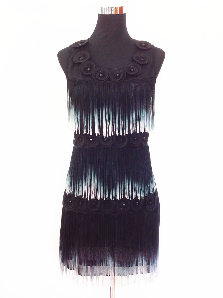 Women-1920s-Beaded-Fringe-Scalloped-Petal-Gatsby-Flapper-Dress-Costume-Tiered-Tassels-Appliques-Flow-32317875969