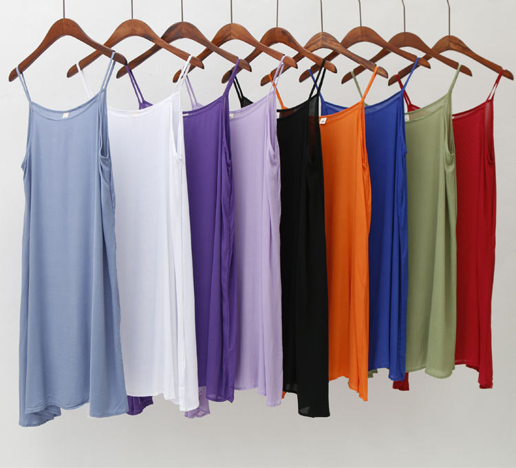 Women-Dress-Solid-Color-Casual-Spaghetti-Strap-Summer-Dress-Sleeveless-O-Neck-Cotton-Dress-Loose-Bea-32618302888