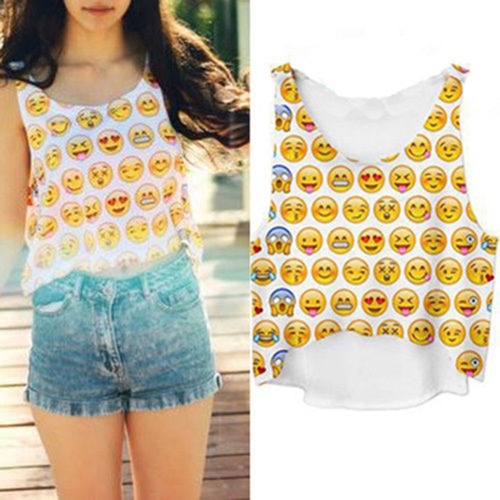 Women-Fitness-Sexy-Emoji-Printed-Tank-Tops-Knitted-Crop-Top-Work-Out-Sleeveless-T-shirt-Tops-32710746689