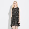 Women-Little-Black-Dress-Sleeveless-O-Neck-Casual-Mini-Bud-Dress-3D-Flower-Appliques-Chiffon-Dance-M-32697917451