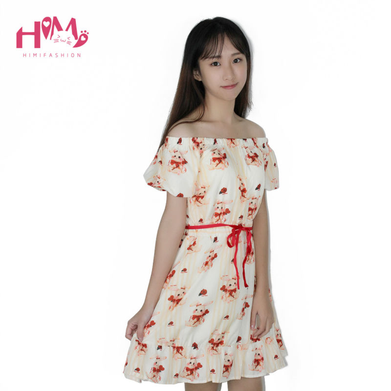 Women-Loose-Summer-Cotton-Bunny-Dress-Lace-Up-Kawaii-Casual-Cute-Cartoon-Print-Short-Sleeve-Princess-32670152564