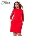 Women-Plus-Size-Shift-Dress-Fashion-Elegant-Brief-Striped-Half-Sleeve-Summer-Casual-Loose-Party-Dres-32694568257