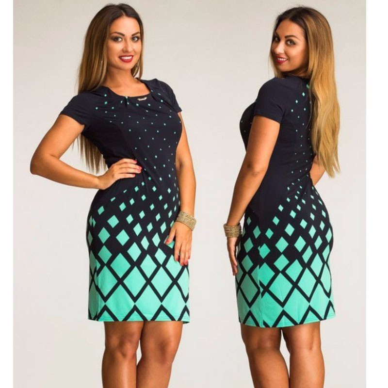 Women-Print-Plus-Size-Dress-6XL-5XL-Fashion-Elegant-Print-O-Neck-Summer-Casual-Pencil-Office-Party-B-32696085844