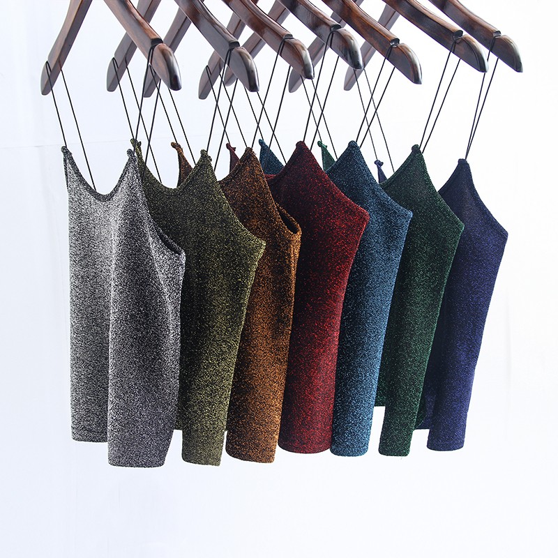 Women-Sparkle-Skinny-Strap-Brami-Bling-Bling-Camis-Sexy-Trop-Tops-32783837095