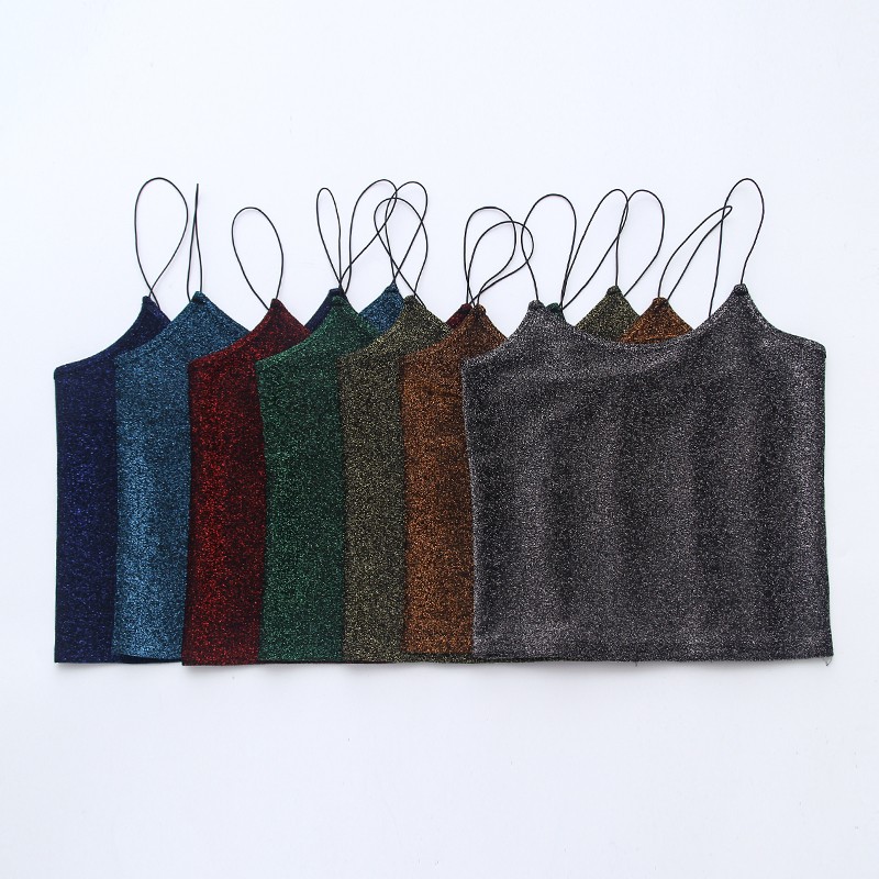 Women-Sparkle-Skinny-Strap-Brami-Bling-Bling-Camis-Sexy-Trop-Tops-32783837095