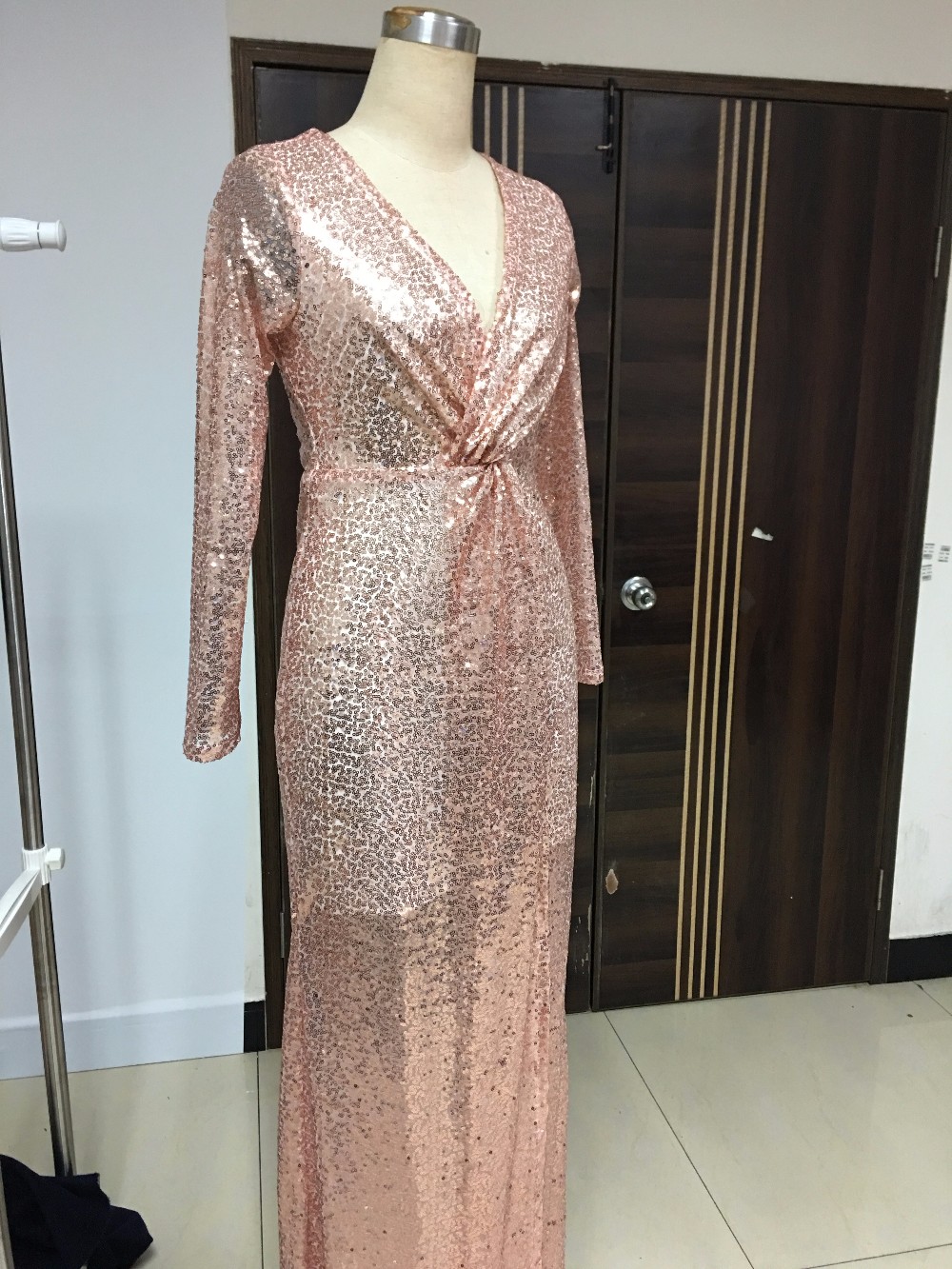 Women-Spring-Autumn-Vestidos-Fashion-Long-Sleeve-Deep-V-Neck-Slit-Sequin-Elegant-Formal-Party-Evenin-32703494174