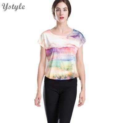 Women39s-3D-Floral-Printed-T-Shirt-T-Shirts-2016-Summer-Batwing-Sleeve-Casual-Cotton-Blends-Lace-Pat-32590657033