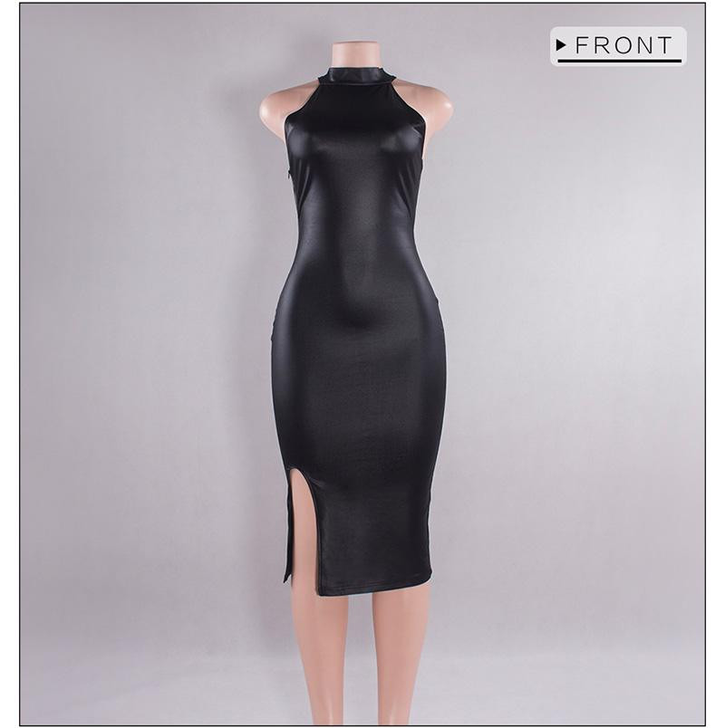 Women39s-Sexy-Faux-Leather-Bodycon-Dress-2018-Summer-Ladies-Backless-Black-Bandage-Vestidos-Side-Sli-32657152968