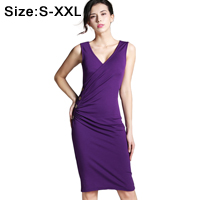 Womens-Business-Casual-Work-Party-Bodycon-Pencil-Dress-Square-Collar-Three-Quarter-Sleeve-Elegant-Vi-32528004322