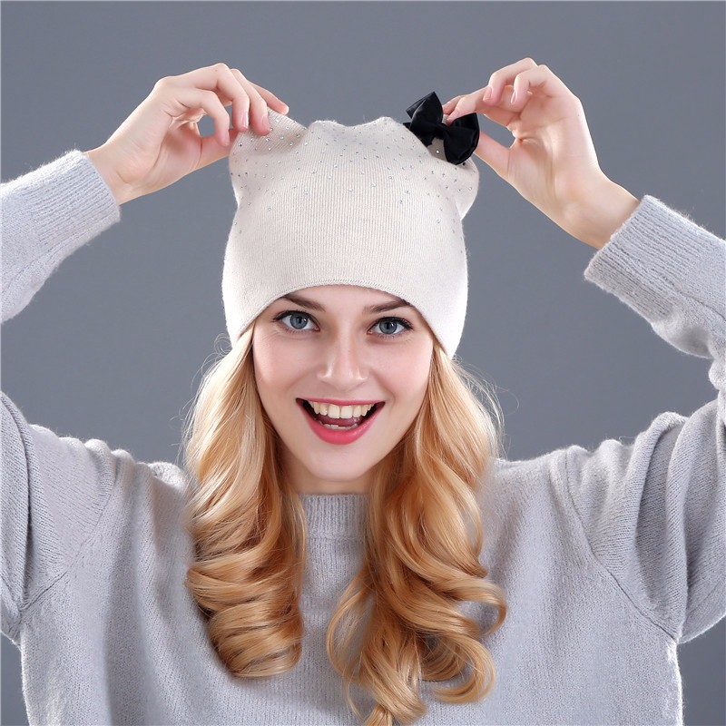 Xthree-Rabbit-fur-wool-knitted-hat-winter-spring-Skullies-beanies-hat-for-women-girls-kitty-hat-femi-32774176486