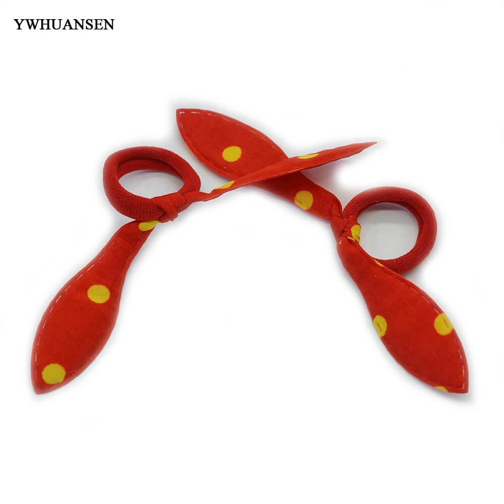 YWHUANSEN-50pcslot-Rabbit-ears-scrunchy-Elastic-Hair-Band-Ties-Girls-Hair-Accessories-Headdress-Deco-32441810925