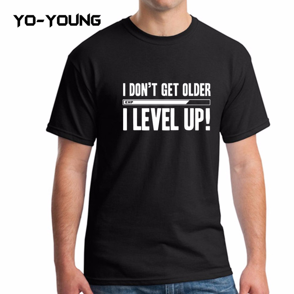 Yo-Young-Men-Summer-T-Shirts-Funny-Letters-Design-Golden-PU-Printed-100-180g-Combed-Cotton-Customize-32706283197