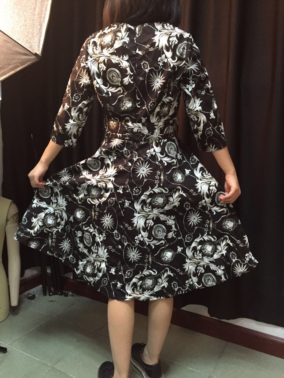 ZAFUL-Brand-New-Women-Floral-Vintage-Dress-Plus-Size-S4XL-Retro-Swing-Party-Feminino-Vestidos-A-Line-32773896630