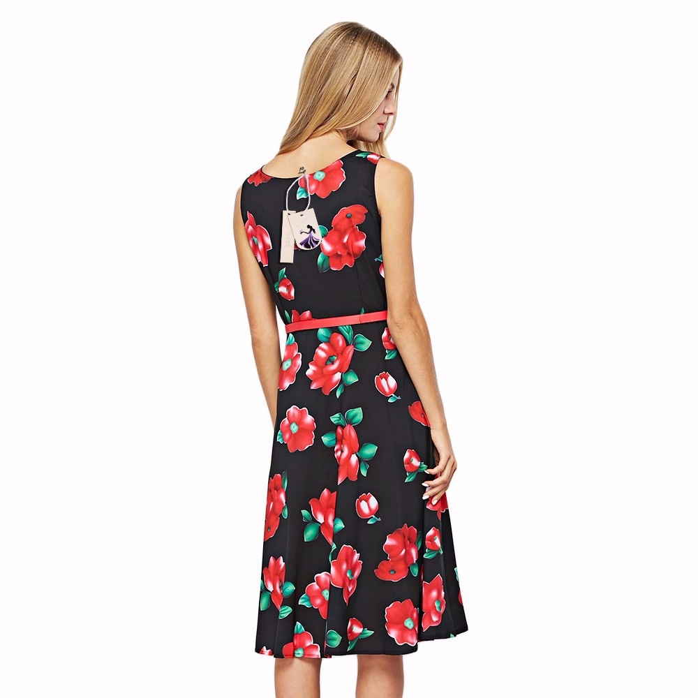 ZAFUL-Floral-Sleeveless-Belts-Vintage-Dress-O-Neck-A-Line-60s-Retro-Swing-Party-Feminino-Vestidos-Co-32789735908