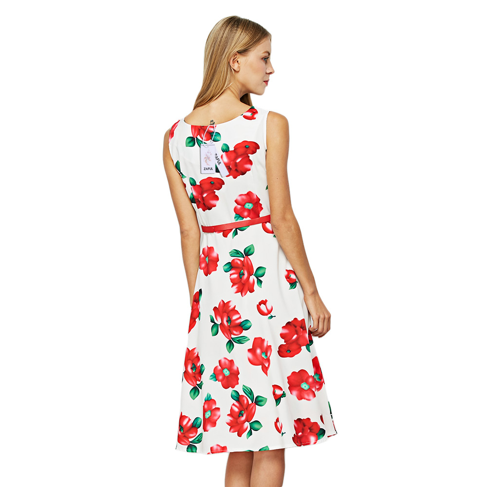 ZAFUL-Floral-Sleeveless-Belts-Vintage-Dress-O-Neck-A-Line-60s-Retro-Swing-Party-Feminino-Vestidos-Co-32789735908