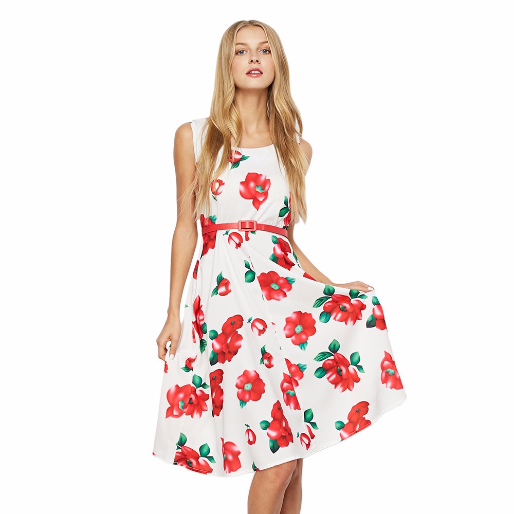 ZAFUL-Floral-Sleeveless-Belts-Vintage-Dress-O-Neck-A-Line-60s-Retro-Swing-Party-Feminino-Vestidos-Co-32789735908