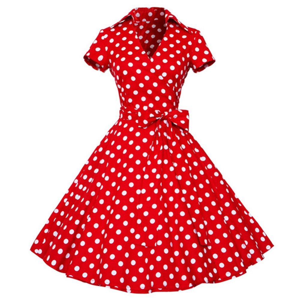 ZAFUL-Plus-Size-S-4XL-Women-Retro-Dress-50s-60s-Vintage-Rockabilly-Swing-feminino-vestidos-V-neck-sh-32656296606