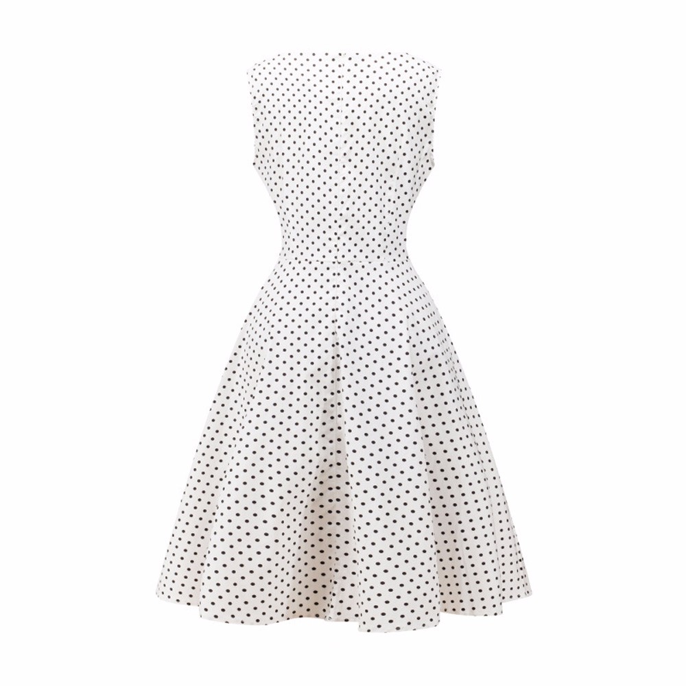 ZAFUL-Women-50s-Audrey-Vintage-dress-Flower-Floral-Dot-Print-O-Neck-Sleeveless-S2XL-Swing-Feminino-V-32761858248