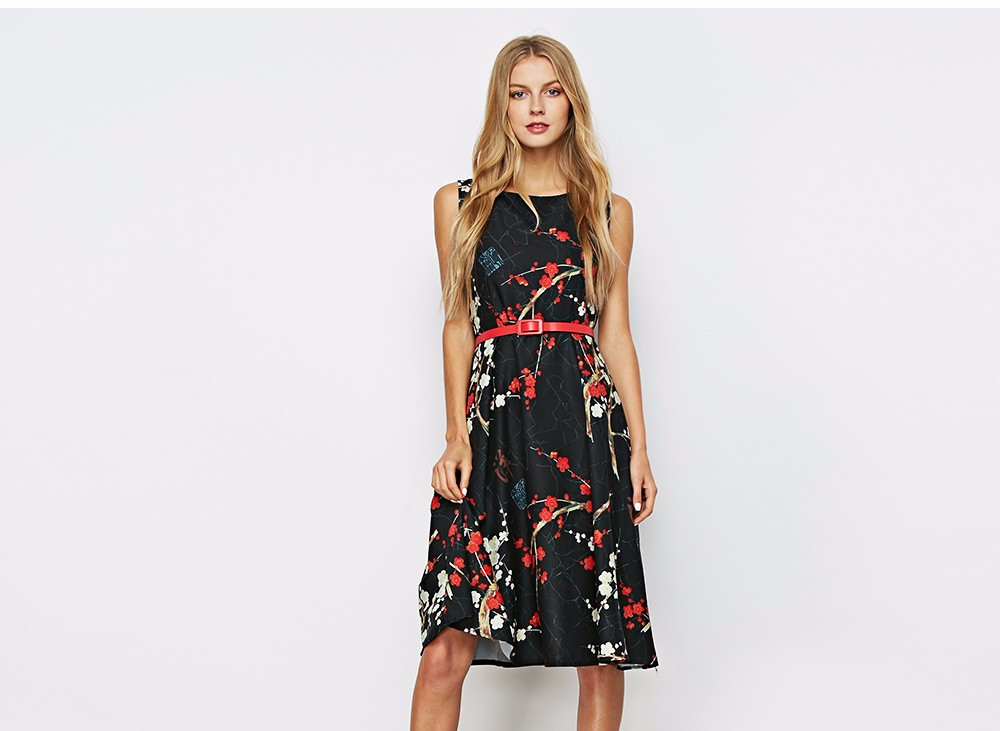 ZAFUL-Women-Summer-O-Neck-Sleeveless-Vintage-Dress-Floral-Print-Chinese-Style-Belts-Cotton-Retro-Dre-32787201081