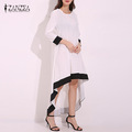 ZANZEA-Fashion-2018-Womens-Party-Dress-Half-Sleeve-White-Lace-Hollow-Slim-Tunic-Maxi-Long-Linen-Dres-32671558868