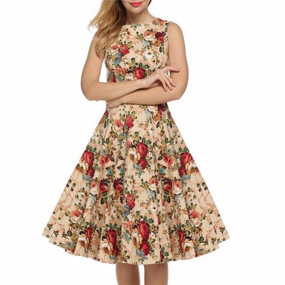 Zaful-Retro-PinUp-Tutu-Dresses-Hepburn-50s-60s-Rockabilly-Robe-Floral-Print-Dress-Vintage-Women-femi-32674274152