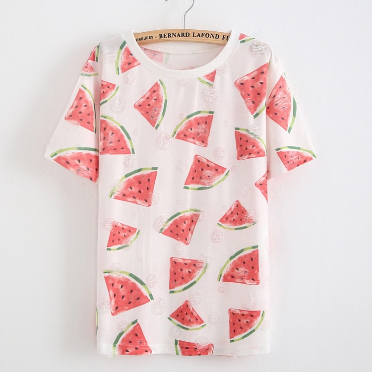 bananasWatermelon-harajuku-women-t-shirt-2015-Summer-thin-Style-fashion-loose-girl-women-short-sleev-32377165370