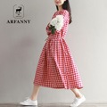 dresses---Spring-vintage-small-fresh-plaid-slim-waist-full-dress-preppy-style-long-sleeve-fluid-one--32287832826