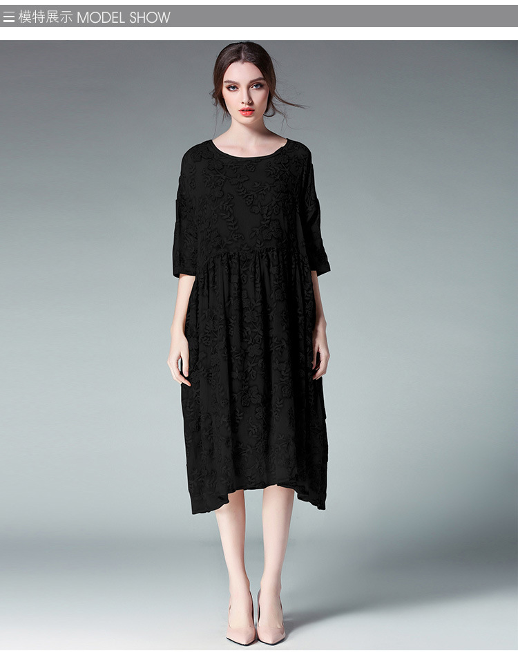 embroidery-elegant-women-dress-spring-midi-long-plus-size-xxxxl-2-piece-set-dresses-black-1918LY-32788364564