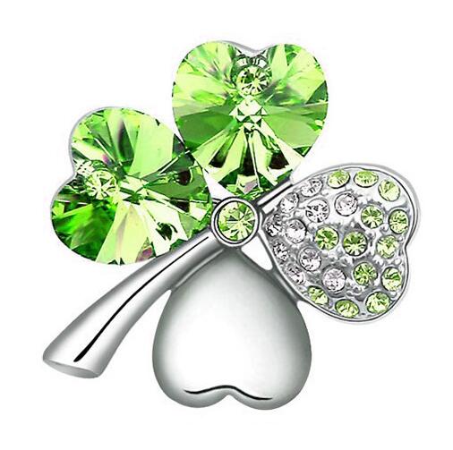 free-shipping-promotion-summer-charm-top-quality-Austrian-Crystal-four-leaf-clover-Brooch-19-colors--32240073168