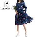 high-quality--Large-size-women39s-autumn-and-winter-Girls-long-sleeved-cotton-retro-floral-dress-Fem-32327442179