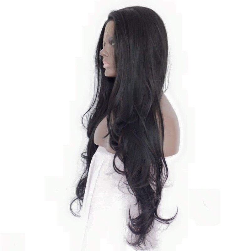 high-quality-black-natural-straight-wig-with-free-parting-glueless-cheap-synthetic-lace-front-wigs-h-32608130814