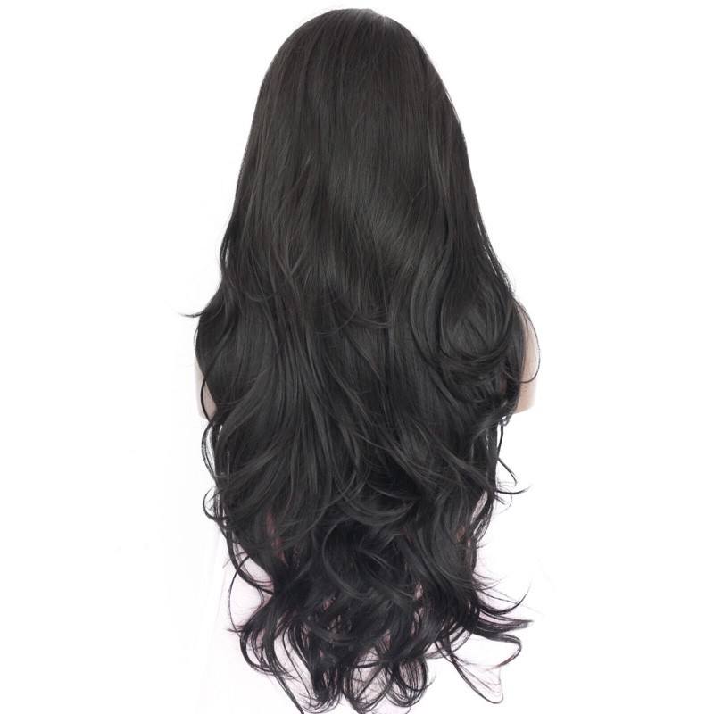 high-quality-black-natural-straight-wig-with-free-parting-glueless-cheap-synthetic-lace-front-wigs-h-32608130814