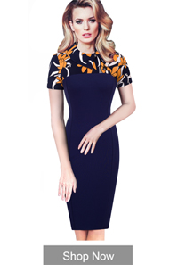 new-Solid-Vintage-dresses-women-Elegant-Square-Neck-Knee-length-Rockabilly-Bodycon-Business-Formal-P-1382786245