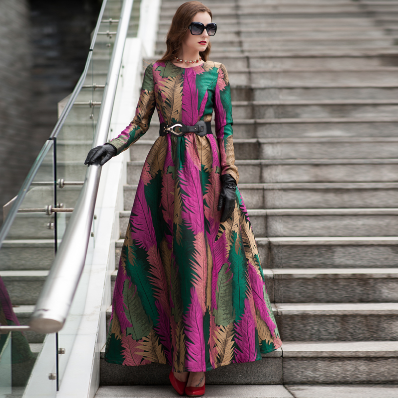 new-fashion-printed-maxi-dress-women-long-sleeve-autumn-winter-clothing-full-length-pretty-party-sli-32778967498