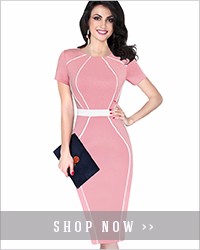 plus-size-summer-Women-Button-black-red--Business-office-Knee-length-womens-Pencil-Bodycon-bandage-m-1446181882