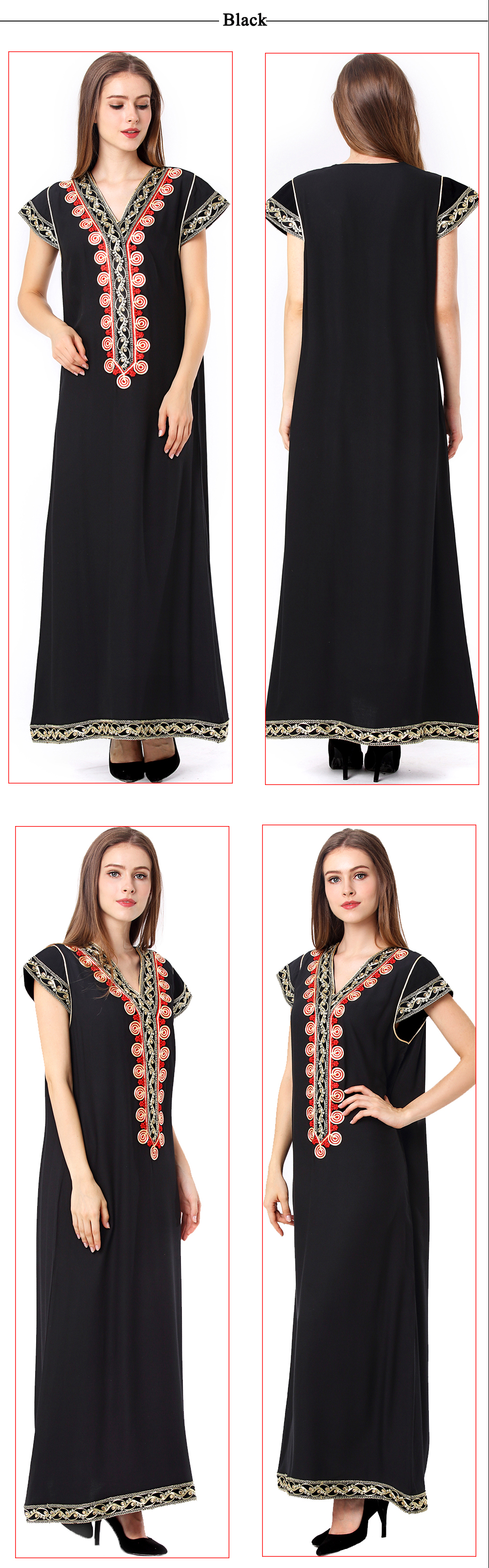 women-clothing-maxi-long-Tunic-embroidery-dress-Abaya-kaftan-caftan-Muslim-Islamic-moroccan-ethnic-d-32779461115