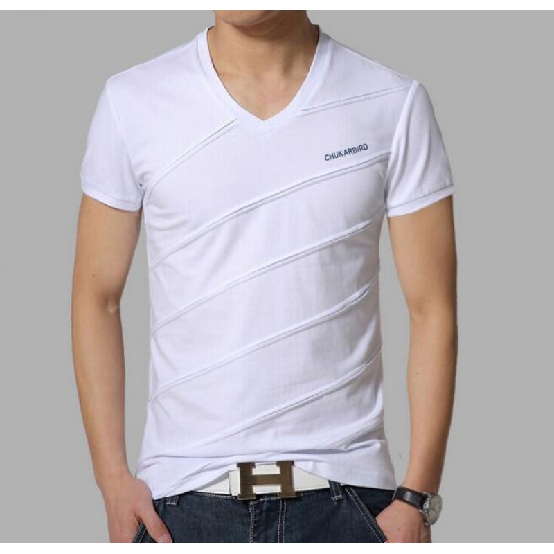 17 Designs Mens T Shirt Slim Fit Crew Neck T-shirt Men Short Sleeve ...