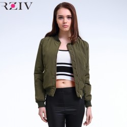 2016 Winter Flight army green bomber jacket women jacket and women's coat clothes bomber ladies