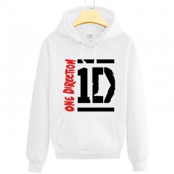 2016 Winter new Hoodies Sweatshirts one-way band One Direction cotton sweatshirt 1D velvet hoodie