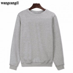 2016 fashion design Cotton Black/Gray Mens Long Sleeve Hoodies Mens Hip Hop Hoodies to Street Wear Style Sweatshirt Black