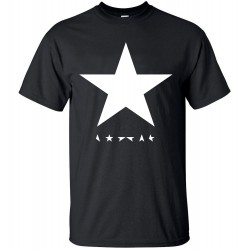 2016 summer Fashion David Bowie heroes black star posters streetwear hip hop t shirts Cotton men T-shirt Tops Tees hipster men