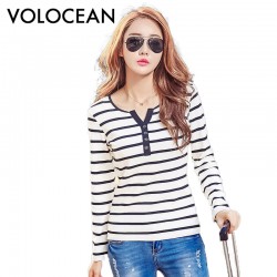 2017 Autumn Winter Korean T-shirts For Women Cotton Fashion T Shirt Women Long-sleeved Female Plus Size Tops Tee