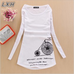 2017 Autumn Women Roupas Femininas Blusas Tops Women's Long Sleeve Tees Women Clothing Womens 3D T-Shirt For Women T Shirt