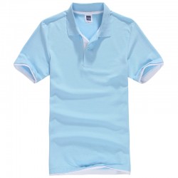 Brand New Men's Polo Shirt Men Cotton Polyester Polo Shirts Short Sleeve shirt Plus Size XS-3XL mens polo shirt