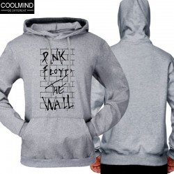 COOLMIND Brand Pink Floyd The Wall Funny Print Hoodies Men Hooded Sweatshirts Pullover Plus Size 2017